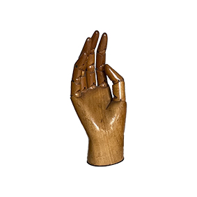 Vintage Articulated Wooden Hand, Wooden Display Hand, Hand